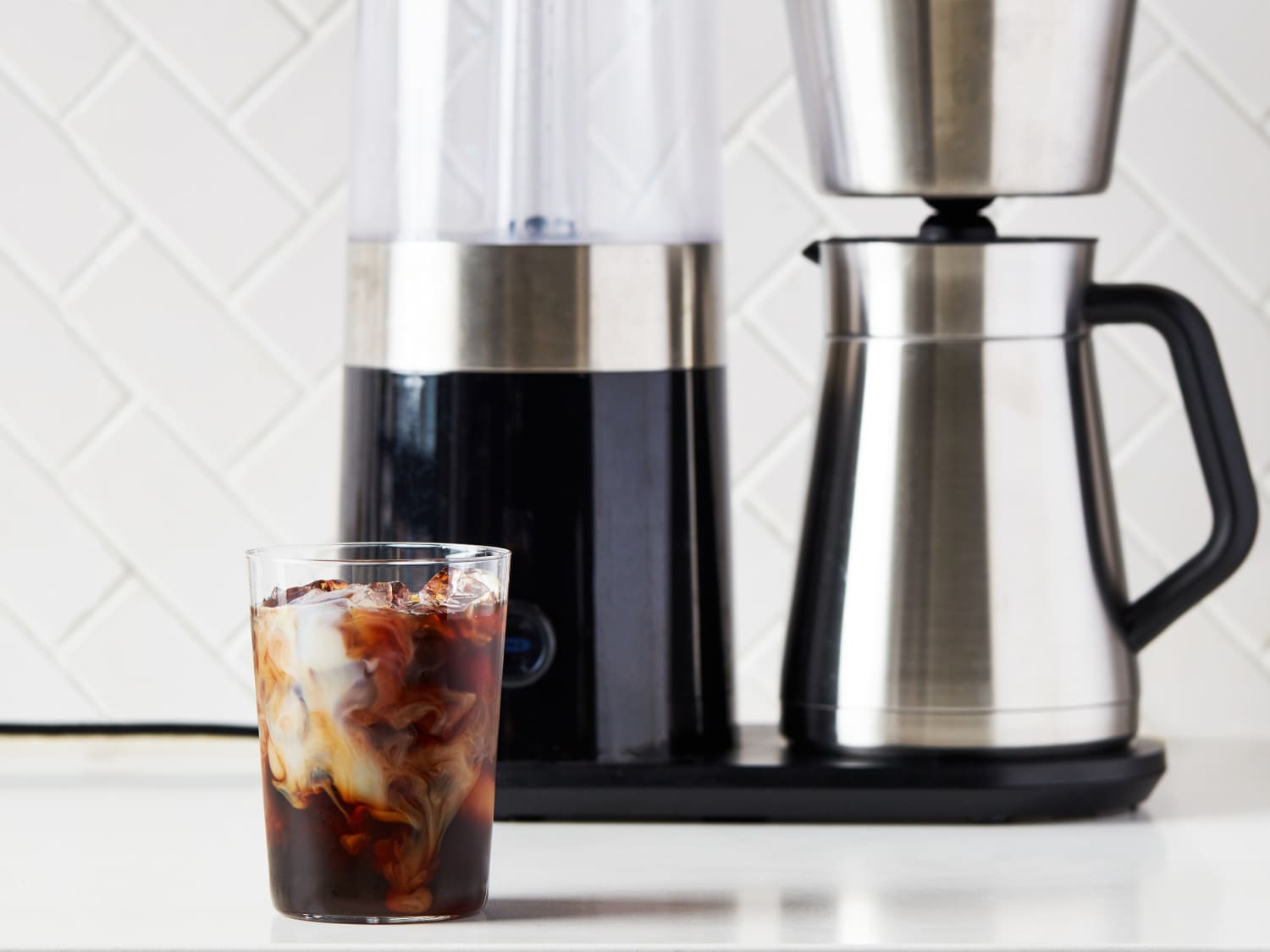 Keurig brew over outlet ice pitcher